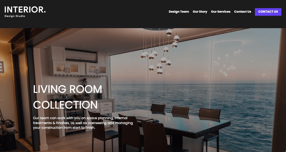 null Interior Design Studio Template: Showcase Your Interior Design Skills